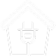 Icon of a house with an electrical plug inside, representing home electricity use